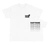 Rap Fame Store Merch Rap Fame Shirt White&Black