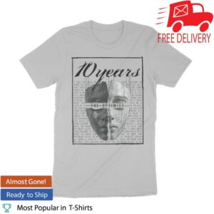 10 Years Merch Store 10 Years Optimist Lyric Shirt