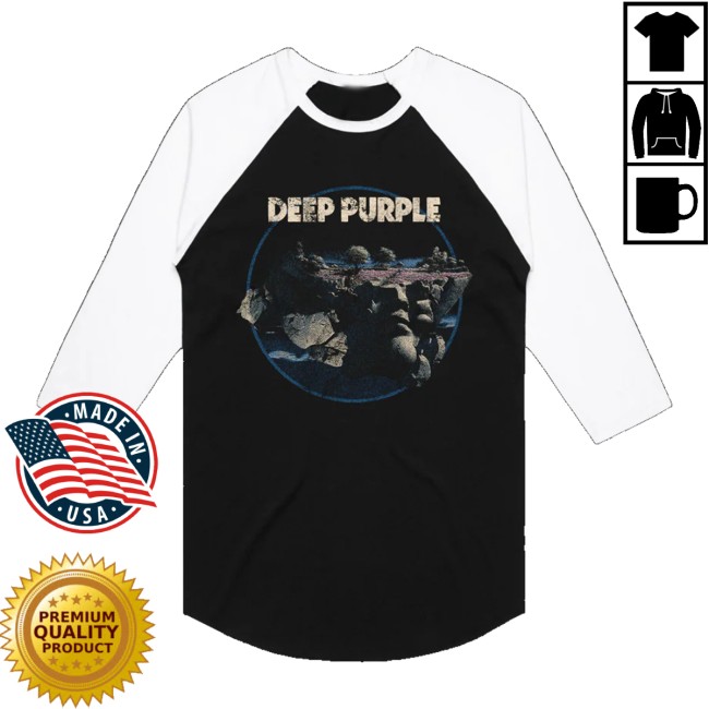 Deep Purple Store Merch Splat Vintage Long Sleeve Shirt 2 Deep Purple Store Merch Splat Vintage Long Sleeve Shirt