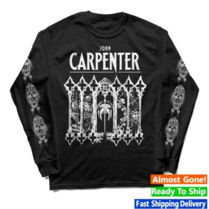 Sacred Bones Records Store Merch John Carpenter Cathedral Longsleeve Shirt