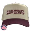 The Jack Wharff Band Merch Richmond's Most Wanted Natural And Maroon Hat