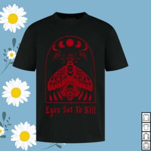 Eyes Set To Kill Store Merch Red Moth Tee