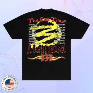 Half Evil Store Merch World Tour 23 Tee