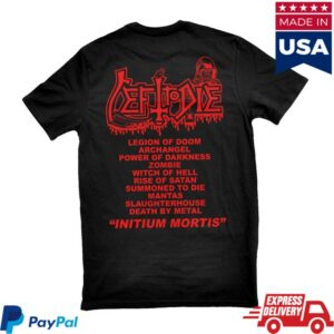 Relapse Records Store Merch Left To Die Initium Mortis Shirt