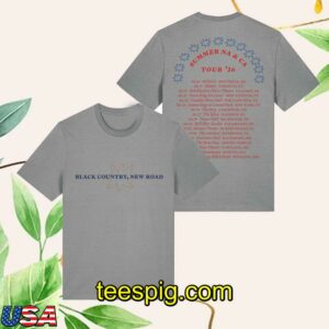 Black Country New Road Merch Store Black Country New Road Summer Na & Ca Tour 26 Tee