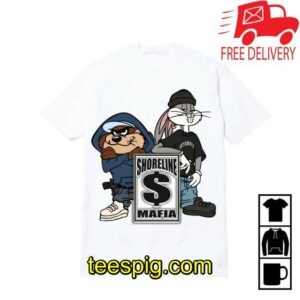 kenny Geezyworld Merch Store Shoreline Twins Tee White