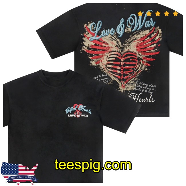kenny denim exchange usa store merch gftd la hearts tee black w w kenny denim exchange usa store merch gftd la hearts tee black w w