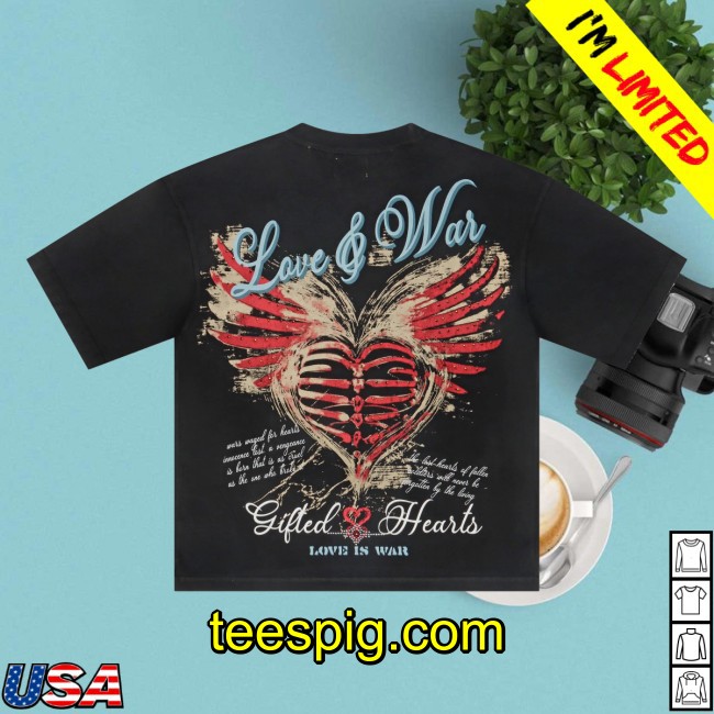 kenny denim exchange usa store merch gftd la hearts tee black w kenny denim exchange usa store merch gftd la hearts tee black w