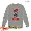 Lizzo Music Store Merch Lizzo Bitch Long Sleeve (Grey) - Bản mới 1 kenny lizzo music store merch lizzo bitch long sleeve grey
