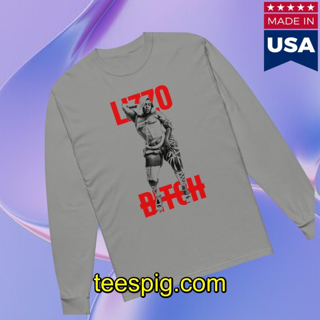 kenny lizzo music store merch lizzo bitch long sleeve grey we kenny lizzo music store merch lizzo bitch long sleeve grey we