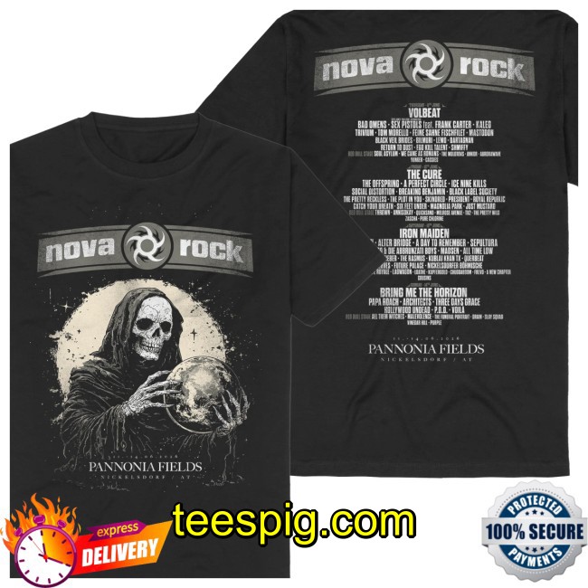Novarock Store Merch Grim Reaper Shirt Novarock Store Merch Grim Reaper Shirt