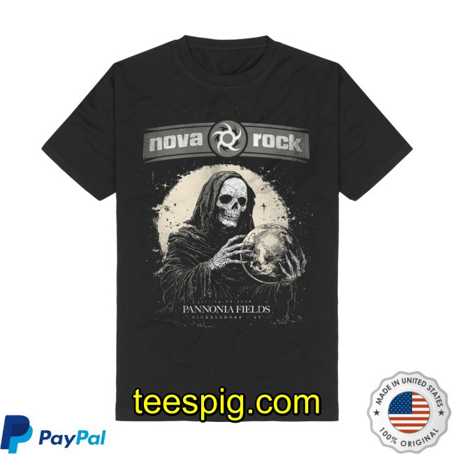 Novarock Store Merch Grim Reaper Shirt Novarock Store Merch Grim Reaper Shirt